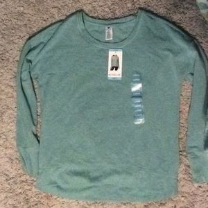 Greyish blue sweater/sweatshirt (NEVER WORN)